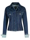Sportmax Gange Blue Denim Jacket In Blue