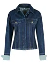 Sportmax Gange Blue Denim Jacket In Blue