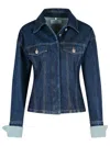 Sportmax Gange Blue Denim Jacket In Blue