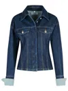 Sportmax Gange Blue Denim Jacket In Blue