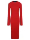 Sportmax Garibo Abito In Maglia In Red
