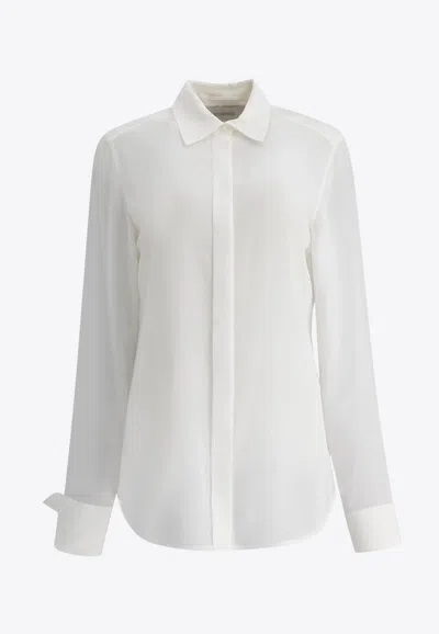 SPORTMAX GEMONA CRÊPE LONG-SLEEVED SHIRT