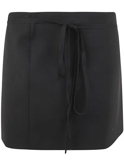 Sportmax Genny Mini Skirt Clothing In Black