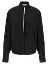 Sportmax Woman Shirt Black Size 8 Cotton In Black