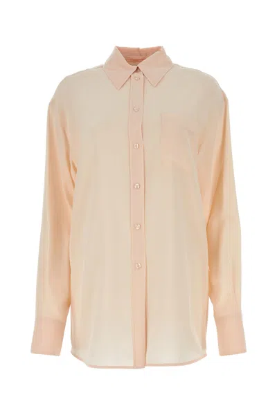 SPORTMAX SPORTMAX PASTEL PINK CREPE ROVIGO SHIRT