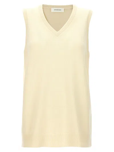 Sportmax 'gimmy' Vest In Neutral