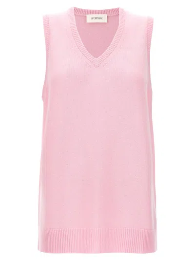 Sportmax 'gimmy' Vest In Pink