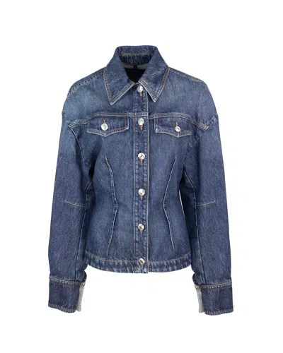 Sportmax Giubbino Filato In Denim In 004