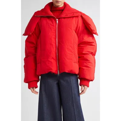 Sportmax Glizia Down Puffer Jacket In Pink