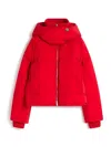 Sportmax Glizia Short Anti-drip Down Jacket In Red