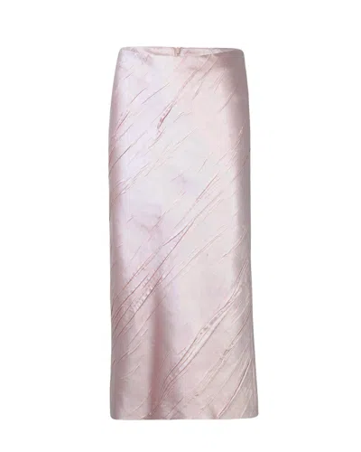 Sportmax Gonna Ruta Rosa In Pink