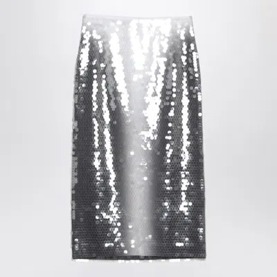 SPORTMAX GRADIENT SEQUIN PENCIL SKIRT
