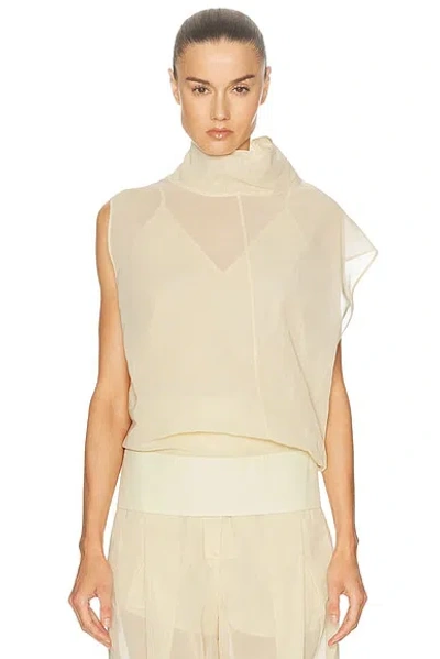 Sportmax Skin Pink Cotton Grado Top In Neutral
