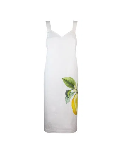 Sportmax Zipper Dress In White
