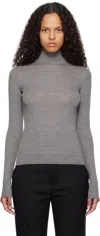 Sportmax Gray Flavia Turtleneck In 007 Medium Grey