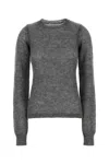 Sportmax Grey Alpaca Blend Fiamma Sweater In Gray