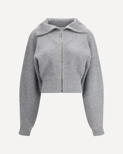 SPORTMAX GREY CALIPSO CARDIGAN