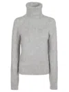 Sportmax Elgar Alpaca Sweater In Gray