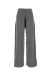 Sportmax Grey Wool Blend Sella Pant In Multi