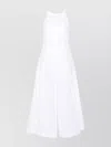 Sportmax Cactus Sleeveless Round Neckline A-line Midi Dress