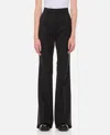 Sportmax Plain Colour Casual Trousers In Black