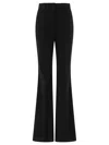 Sportmax Hangar Virgin Wool Flared Pants In Black