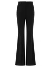 Sportmax Hangar Virgin Wool Flared Pants In Black