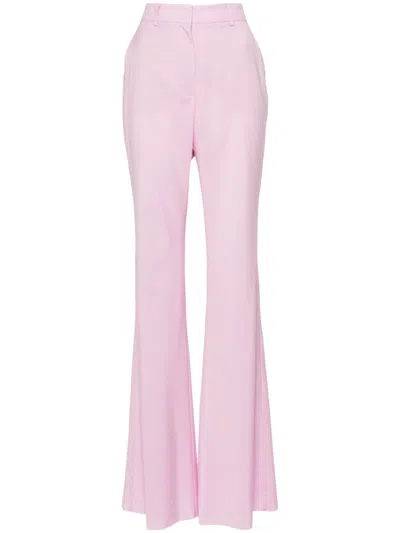 Sportmax High-waisted Trousers In Pink