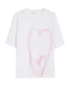 Sportmax Jersey Cotton Print T-shirt In White