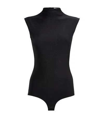 Sportmax High-neck Cristin Bodysuit In Black