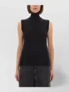 Sportmax Vertigo High-neck Sleeveless Top In Black