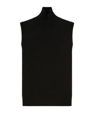 SPORTMAX SPORTMAX ARDENZA ROLL NECK SLEEVELESS VEST