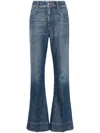 Sportmax High-rise Bootcut Jeans In Blue