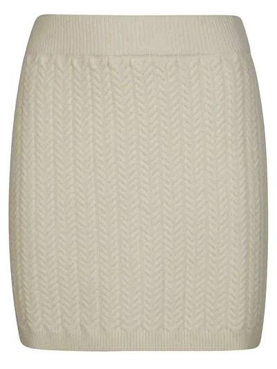 SPORTMAX HIGH WAIST KNITTED SKIRT SPORTMAX