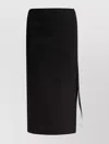 Sportmax High-waisted Midi Skirt Side Slit