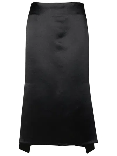Sportmax High Waist Skirt In Black