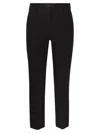 Sportmax High-waisted Tailored Pant With Practical Pockets In Black