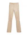 Sportmax High Waist Straight Leg Trousers In Nude