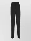 Sportmax High-waisted Tailored Pant With Practical Pockets In Black