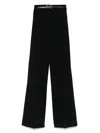 Sportmax High-waisted Trousers - Women's - Polyamide/elastane/viscose In Black