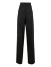 Sportmax Leone Pences Cotton Trousers Clothing In Black