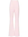 Sportmax Olea High-waist Flared Trousers In Purple