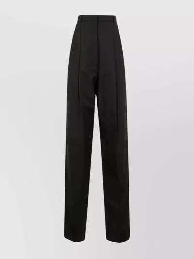 SPORTMAX HIGH-WAISTED WIDE LEG TROUSERS WITH BELT LOOPS