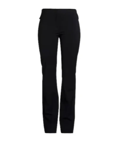 Sportmax High-waisted Straight-leg Pants In Black