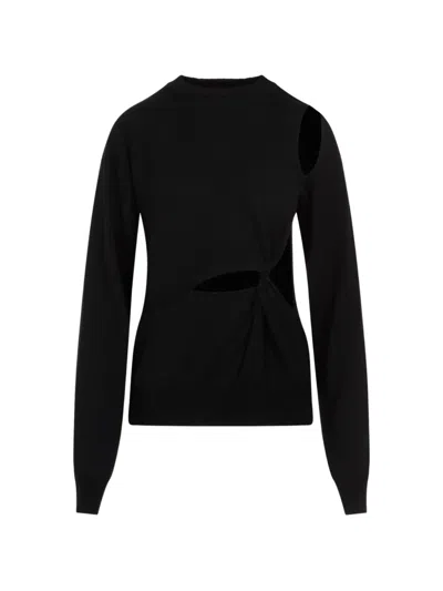 Sportmax Holiday Cutout Pullover For Women In Black