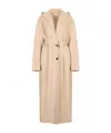 Sportmax Oversized Pure Wool Coat In Neutral