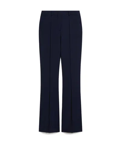 Sportmax Horn Slim Trousers In Black