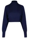 Sportmax Ululato Sweaters And Cardigans Blue In Blue