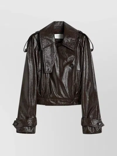 SPORTMAX HYBRID BOMBER STYLE TRENCH COAT