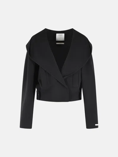 Sportmax 'idoneo' Black Virgin Wool Jacket